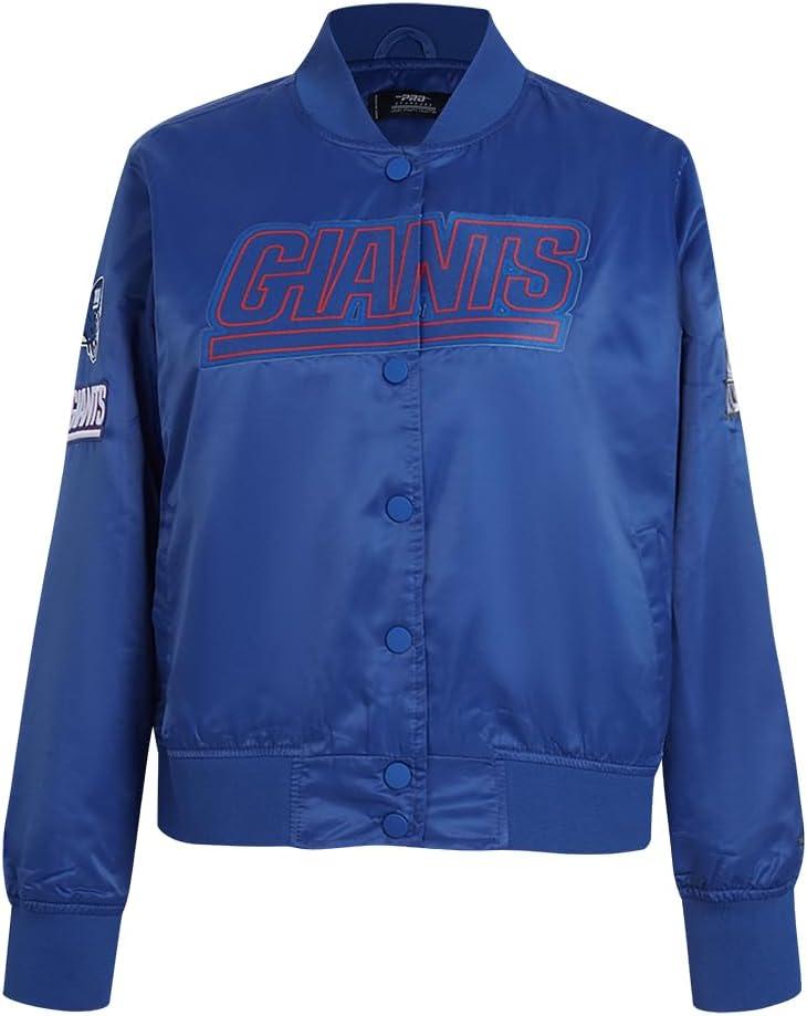 image:imagePro Standard Womens NFL Classic Chenille Satin JacketBlue