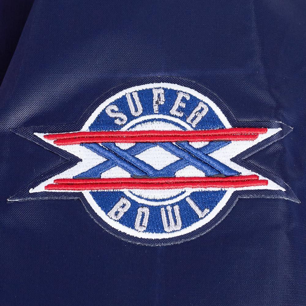 image:imagePro Standard Womens NFL Classic Chenille Satin JacketBlue