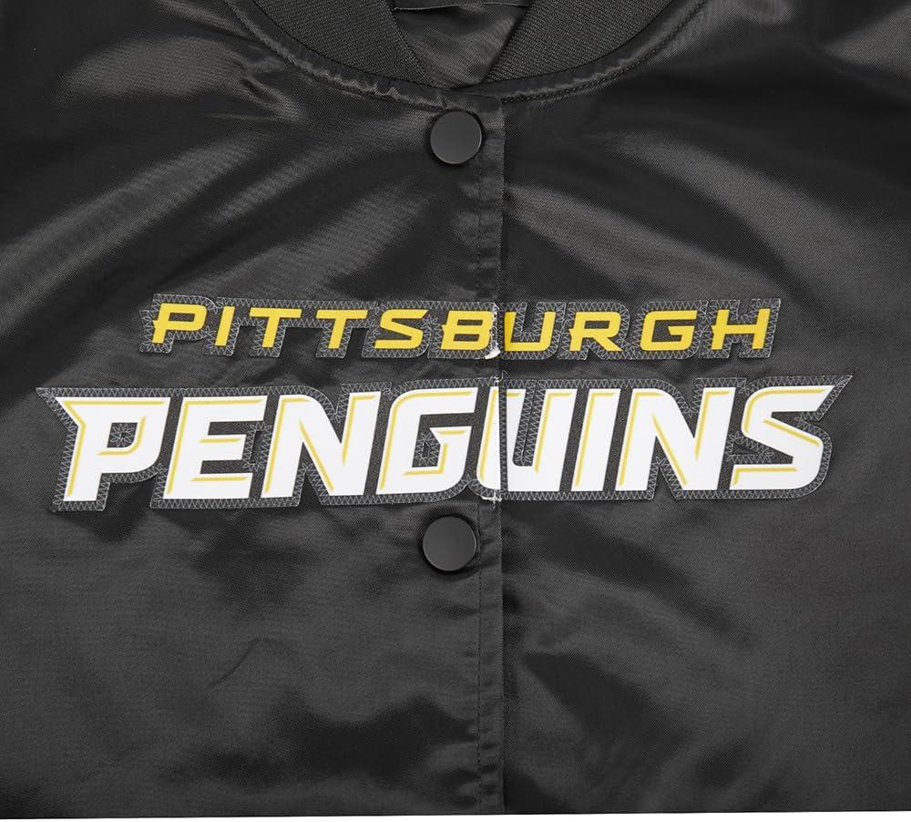 image:imagePro Standard Womens NHL Classic Chenille Satin Satin JacketBlack