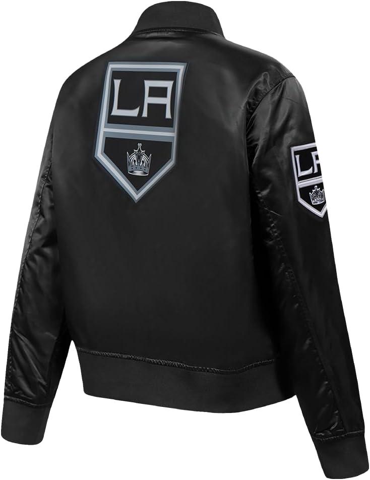 image:imagePro Standard Womens NHL Classic Chenille Satin Satin JacketBlack