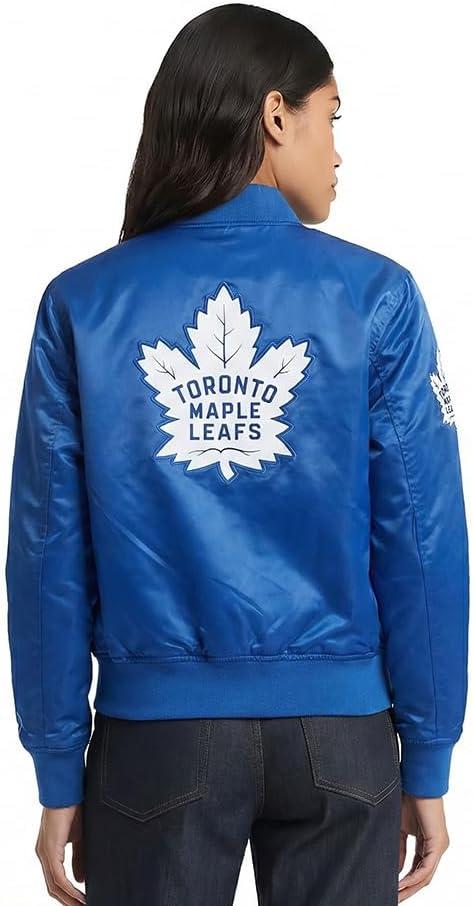 image:imagePro Standard Womens NHL Classic Chenille Satin Satin JacketDodger Blue