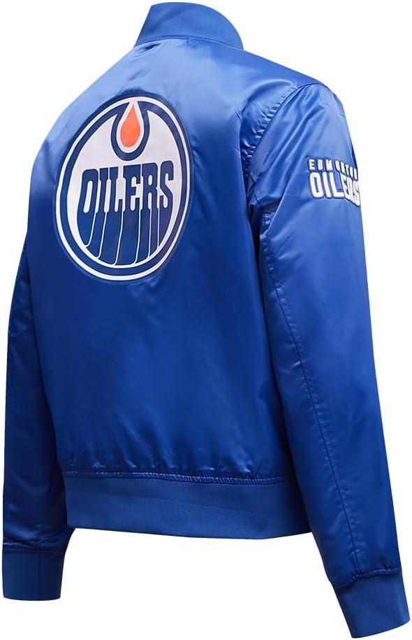 image:imagePro Standard Womens NHL Classic Chenille Satin Satin JacketDodger Blue