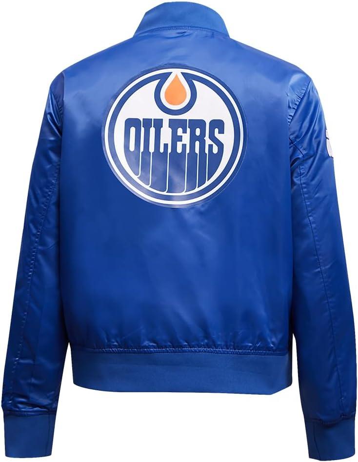 image:imagePro Standard Womens NHL Classic Chenille Satin Satin JacketDodger Blue