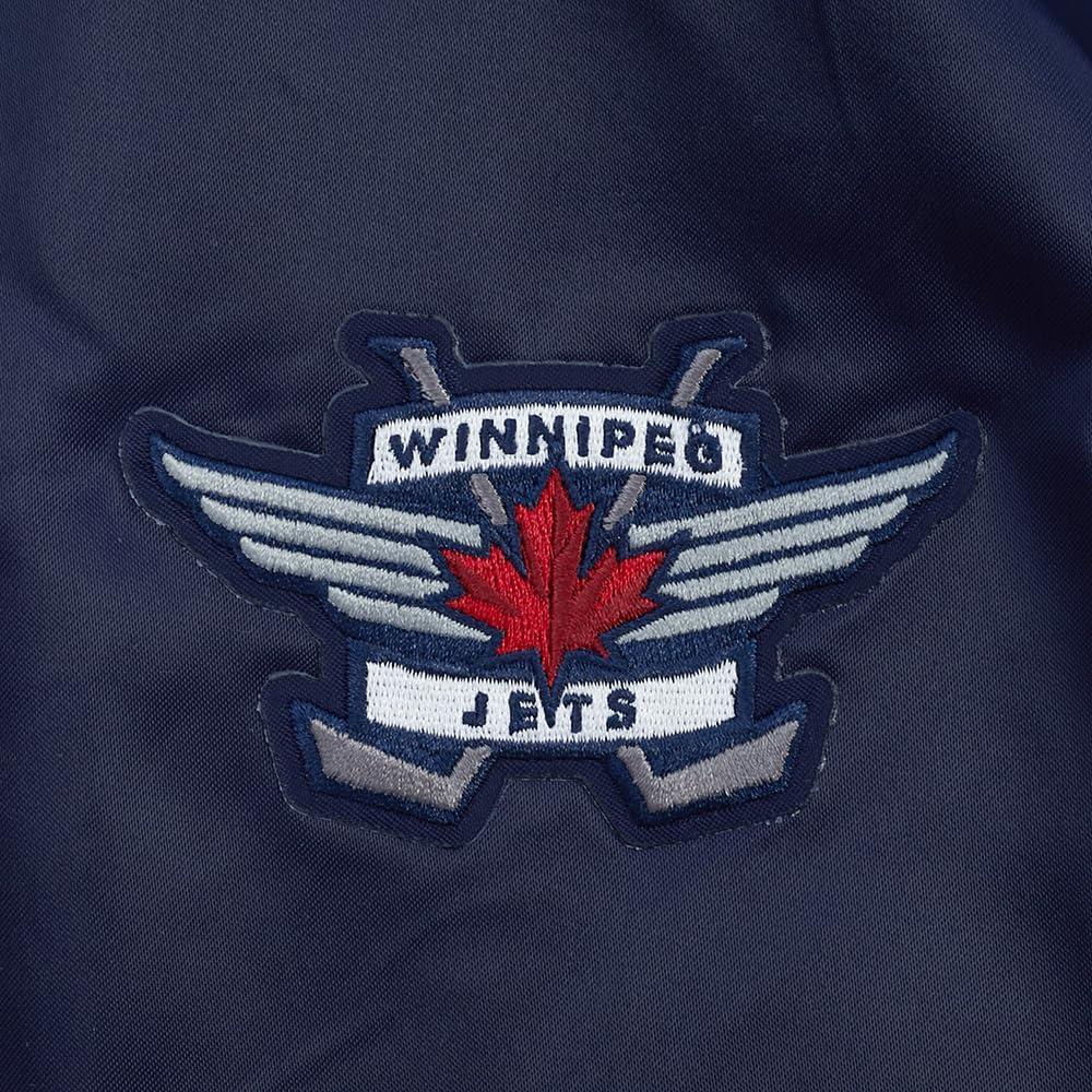 image:imagePro Standard Womens NHL Classic Chenille Satin Satin JacketMidnight Navy