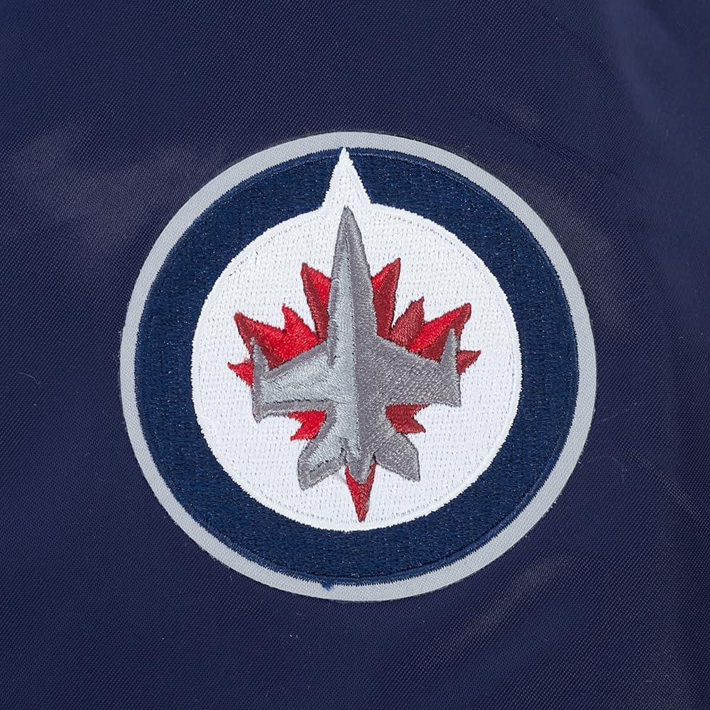 image:imagePro Standard Womens NHL Classic Chenille Satin Satin JacketMidnight Navy