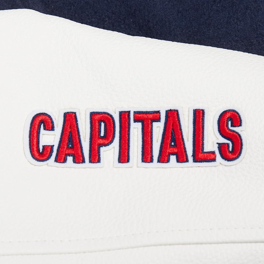 image:imagePro Standard Womens NHL Classic Chenille Varsity JacketMidnight NavyWhite