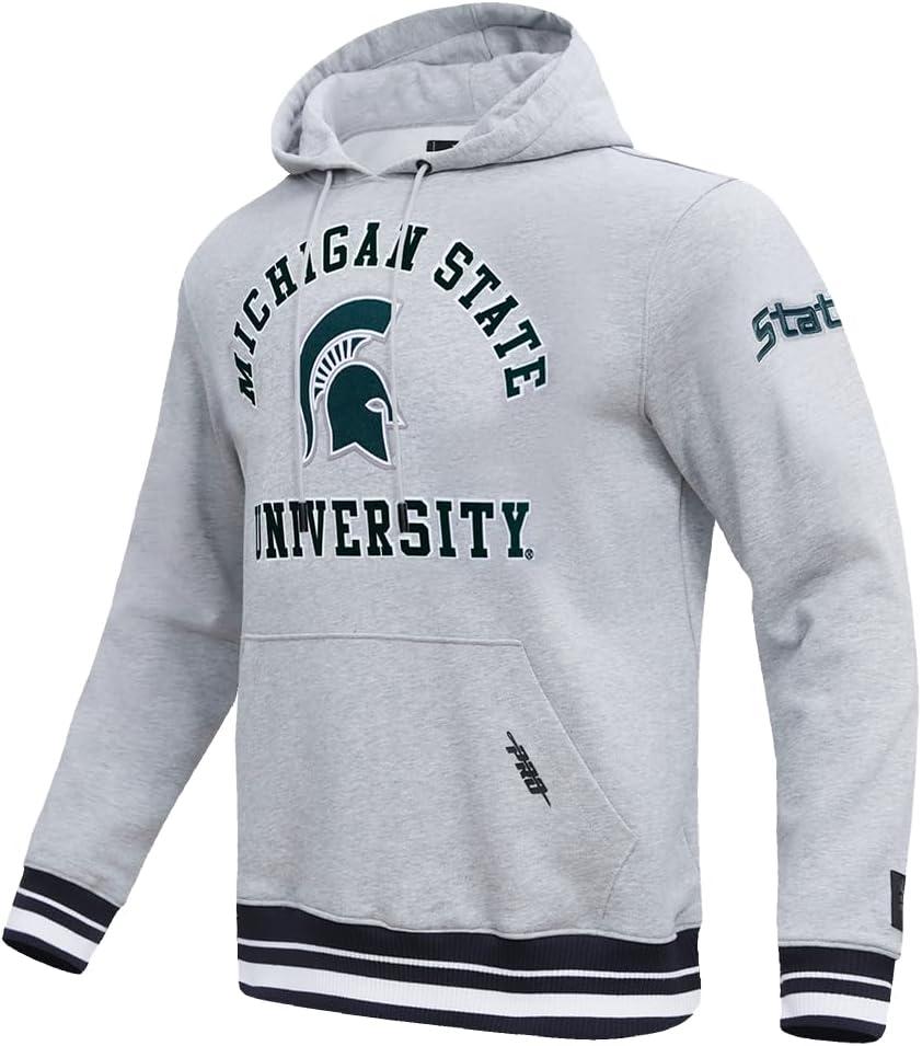 image:imagePro Standard mens Mens College Classic Chenille Brushed Back French Terry Pull Over HoodieHeather GrayBlack
