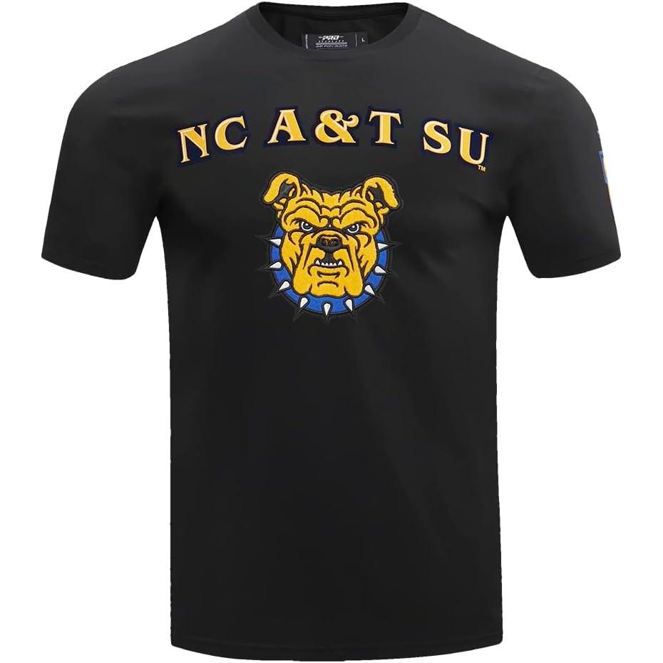 image:imagePro Standard College Mens Mens College Classic Chenille Standard Cotton Short Sleeve ShirtBlack
