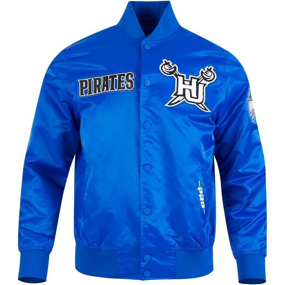 image:imagePro Standard Mens College Classic Chenille Satin JacketRoyal Blue