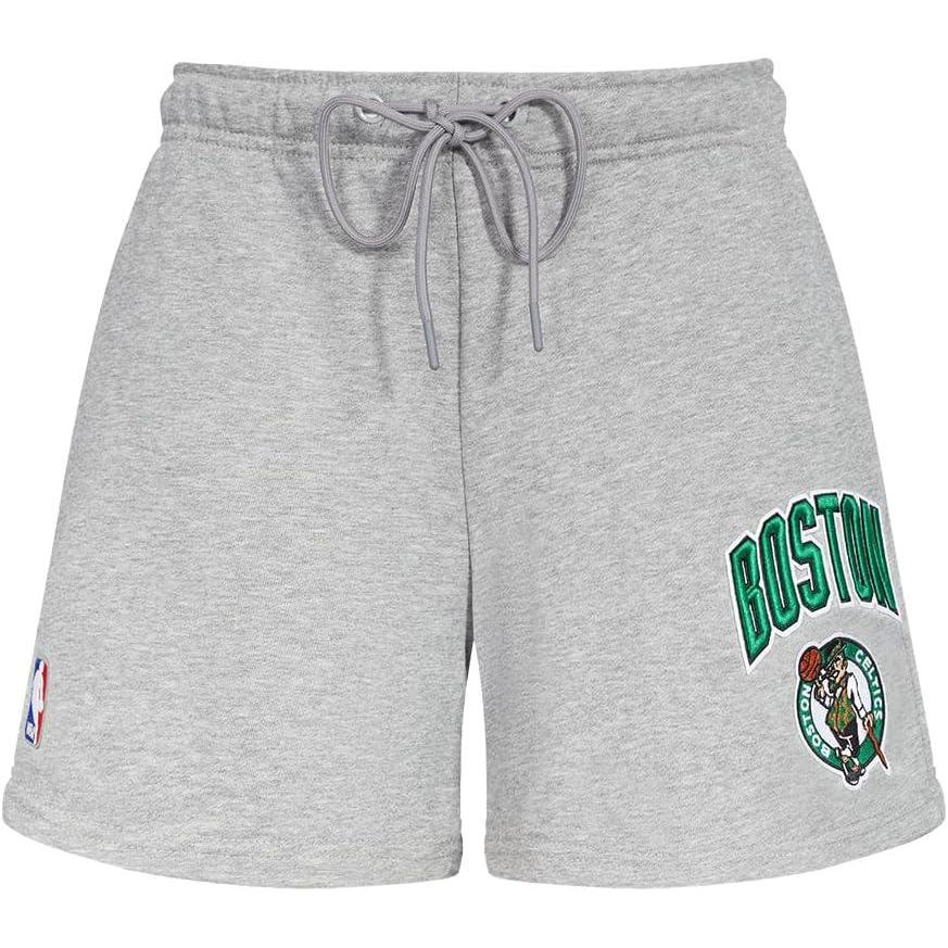image:imagePro Standard NBA Womens Womens NBA Classic Chenille Fleece Fleece ShortHeather Grey