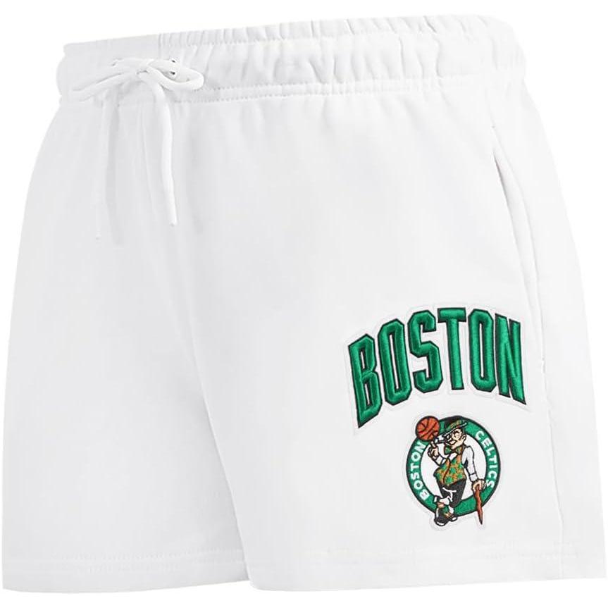 image:imagePro Standard NBA Womens Womens NBA Classic Chenille Fleece Fleece ShortWhite