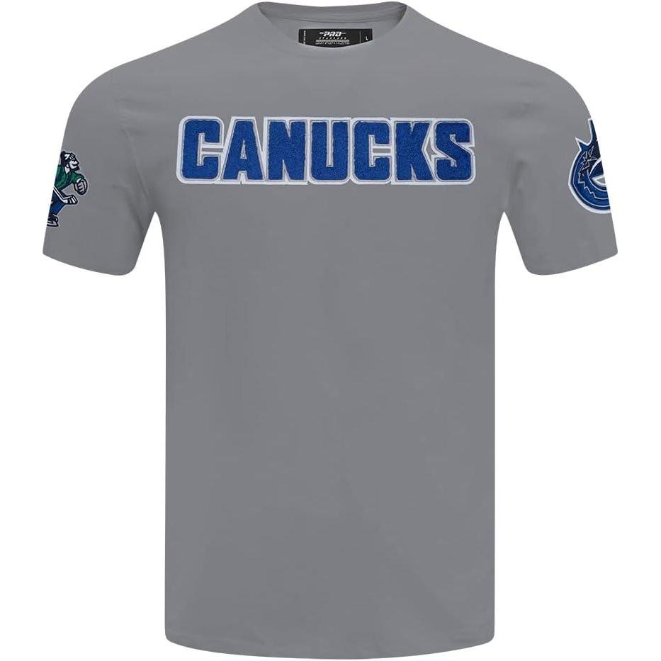 image:imagePro Standard NHL Mens Mens NHL Classic Chenille Short Sleeve TeeGray