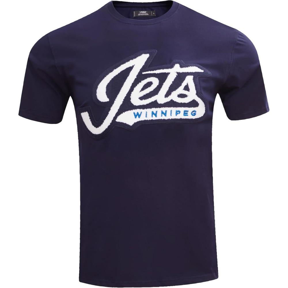 image:imagePro Standard NHL Mens Mens NHL Classic Chenille Short Sleeve TeeMidnight Navy