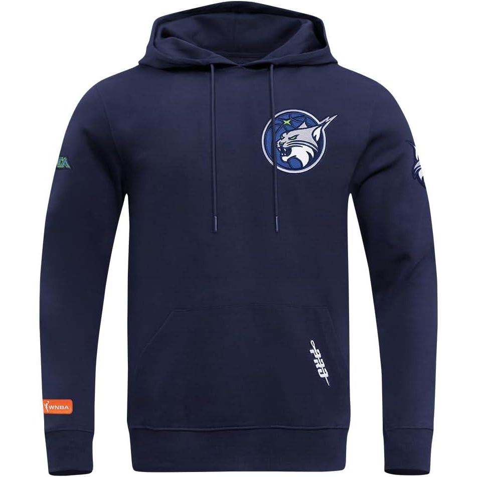 image:imagePro Standard WNBA mens Mens Wnba Classic Chenille Cotton Double Knit Pull Over HoodieMidnight Navy