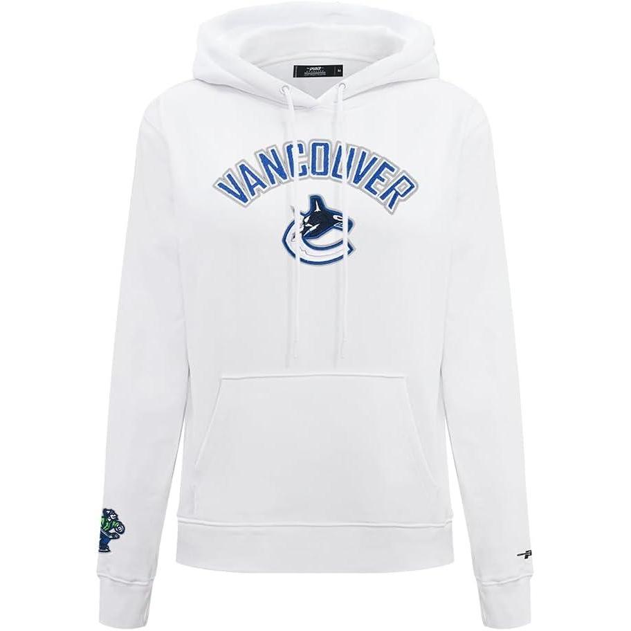 image:imagePro Standard Womens NHL Classic Chenille Brushed Back French Terry Pull Over HoodieWhite