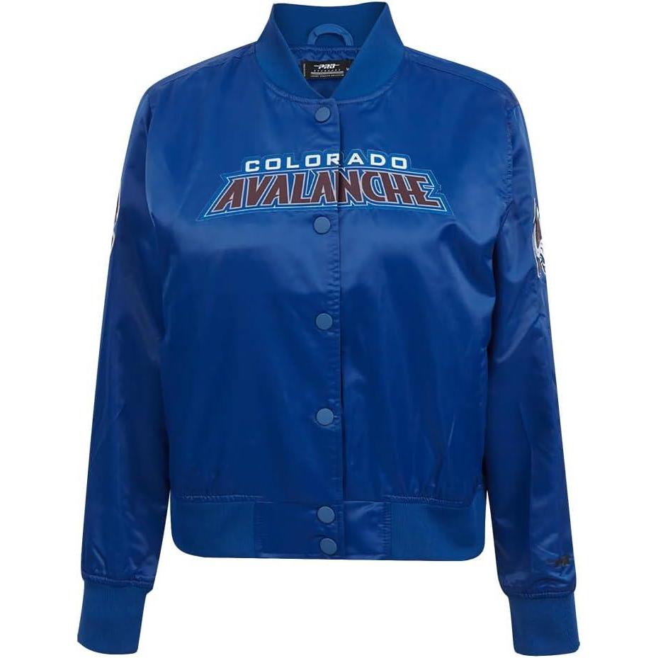 image:imagePro Standard Womens NHL Classic Chenille Satin Satin JacketDodger Blue