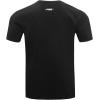 Pro Standard College Mens Mens College Classic Chenille Standard Cotton Short Sleeve Shirt(Black)