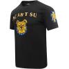 Pro Standard College Mens Mens College Classic Chenille Standard Cotton Short Sleeve Shirt(Black)