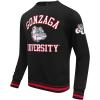 Pro Standard Mens College Classic Chenille Brushed Back French Terry Crewneck Sweatshirt(Black/Red/Black)