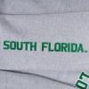 Pro Standard Mens College Classic Chenille Brushed Back French Terry Crewneck Sweatshirt(Heather Grey/Green)