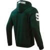 Pro Standard Mens College Classic Chenille Cotton Double Knit Pull Over Hoodie(Forest Green)