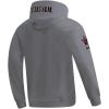 Pro Standard Mens College Classic Chenille Cotton Double Knit Pull Over Hoodie(Gray)