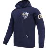 Pro Standard Mens College Classic Chenille Cotton Double Knit Pull Over Hoodie(Midnight Navy)