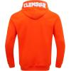 Pro Standard Mens College Classic Chenille Cotton Double Knit Pull Over Hoodie(Orange)