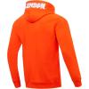Pro Standard Mens College Classic Chenille Cotton Double Knit Pull Over Hoodie(Orange)