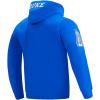 Pro Standard Mens College Classic Chenille Cotton Double Knit Pull Over Hoodie(Royal Blue)