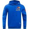 Pro Standard Mens College Classic Chenille Cotton Double Knit Pull Over Hoodie(Royal Blue)