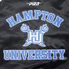 Pro Standard Mens College Classic Chenille Satin Jacket(Black/Royal Blue/Black)