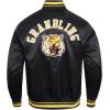Pro Standard Mens College Classic Chenille Satin Jacket(Black/Yellow)
