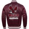 Pro Standard Mens College Classic Chenille Satin Jacket(Wine)