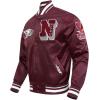 Pro Standard Mens College Classic Chenille Satin Jacket(Wine)