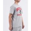 Pro Standard Mens Mens College College Classic Chenille Cotton Single Short Sleeve Tee(Midnight Navy)