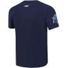 Pro Standard Mens Mens NHL Classic Chenille Cotton Single Jersey Short Sleeve Tee(Midnight Navy)
