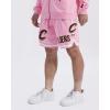 Pro Standard Mens NBA Classic Chenille Cotton Double Knit Athletic Short(Pink)