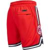 Pro Standard Mens NBA Classic Chenille Cotton Double Knit Athletic Short(Red)