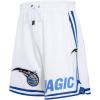 Pro Standard Mens NBA Classic Chenille Cotton Double Knit Athletic Short(White)