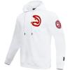 Pro Standard Mens NBA Classic Chenille Double Knit Pull Over Hoodie(White)