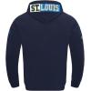 Pro Standard Mens NBA Reverse French Terry Pull Over Hoodie(Black/Purple)