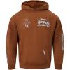 Pro Standard Mens NBA Reverse French Terry Pull Over Hoodie(Clay Brown)