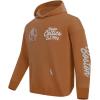 Pro Standard Mens NBA Reverse French Terry Pull Over Hoodie(Clay Brown)