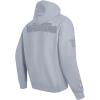 Pro Standard Mens NBA Reverse French Terry Pull Over Hoodie(Dark Heather Gray)