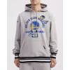Pro Standard Mens NBA Reverse French Terry Pull Over Hoodie(Heather Gray/Black)