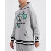 Pro Standard Mens NBA Reverse French Terry Pull Over Hoodie(Heather Gray/Black)