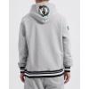 Pro Standard Mens NBA Reverse French Terry Pull Over Hoodie(Heather Gray/Black)