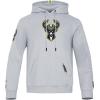 Pro Standard Mens NBA Reverse French Terry Pull Over Hoodie(Heather Grey)