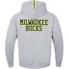 Pro Standard Mens NBA Reverse French Terry Pull Over Hoodie(Heather Grey)